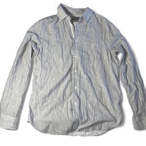 Rag & Bone Gray Button Up Shirt Men’s M Long Sleeve Casual Designer